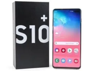 Samsung Galaxy S10+ 128GB Dual Chip Android 9.0 Tela 6.4” Octa-Core 4G Câmera Tripla Traseira 12MP + 12MP + 16MP - R$3349