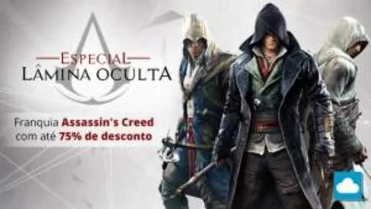 [Nuuvem] Franquia Assassin's Creed com até 75% off