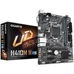 Placa Mãe Gigabyte B460M DS3H AC, Chipset B460, Intel LGA 1200 , Wi-Fi, mATX, DDR4 | R$790