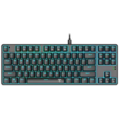 Teclado Gamer Mecânico T-Dagger Bora, Switch Outemu Blue, ABNT2, T-TGK313-BL