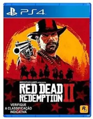 (AME R$111) Jogo Red Dead Redemption 2 - PS4 R$130