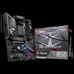 Placa Mãe MSI, MPG B550 Gaming EDGE WIFI, Chipset B550, AMD AM4, ATX, DDR4 | R$1529