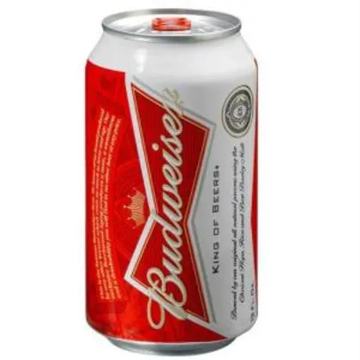 Cerveja BUDWEISER Lata 350ml - R$2,00