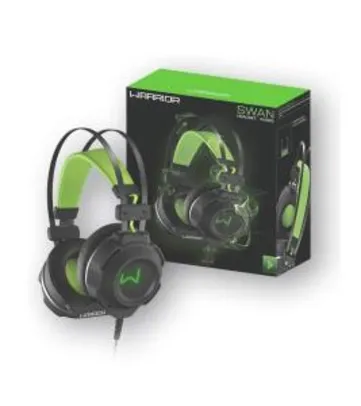 [Frete Prime] Fone De Ouvido Headset Arco Usb-P2 Preto-Verde Warrior - PH225 - R$150