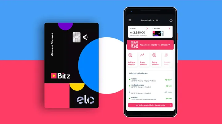 Cashback no Bitz: Ganhe até R$20 de volta em julho/2021