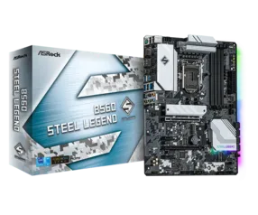 Placa Mãe ASRock B560 Steel Legend, Chipset B560, Intel LGA 1200, ATX, DDR4 | R$ 1.345