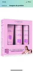 Kit Cadiveu Essentials Boca Rosa Hair Home Care - 3 Produtos | R$ 64