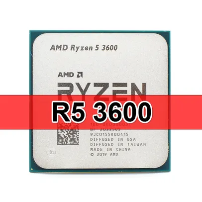 Processador AMD ryzen 5 3600, 3600 ghz