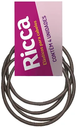 Elastico Ricca Basic , Cores sortidas, 1 Kit com 4 unidades | R$1