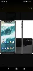 Celular Motorola One Preto 64gb 4gb Ram Tela De 5.9 | R$1.099