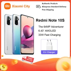 Smartphone Xiaomi Redmi Note 10S 6gb 128gb Versão Global | R$1283