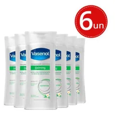 Kit Loção Hidratante Vasenol Recuperação Intensiva Calming 200ml - 6 unidades