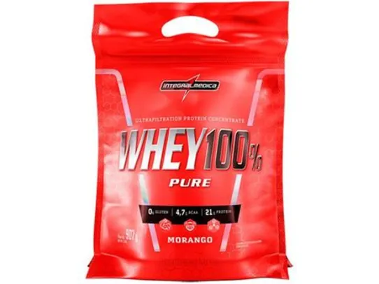 Whey Protein 100% Pure Integralmédica Sabores 907g (APP+Cliente Ouro)