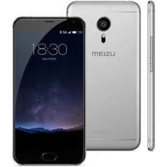 Vi Meizu Pro 5: 5,7" Amoled, 4gb Ram, 64gb, Dual Chip 4g, 21mp, Octa-Core Cinza