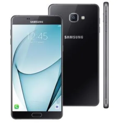 Smartphone Samsung Galaxy A9 Preto com 32GB, Dual Chip, Tela 6.0", 4G, Android 6.0, Câmera 16MP - R$ 1449