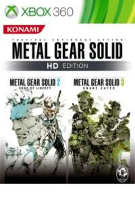 Game Metal Gear Solid HD: 2 e 3 - Xbox 360