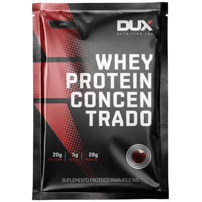 Foto do produto Whey Protein Concentrado Sachê 28g Dux Nutrition Sabor Butter Cookies