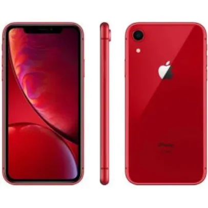 [ AME 3.099,90 ] iPhone XR 64GB Vermelho Tela 6.1” iOS 12 4G 12MP - Apple