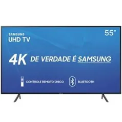 Smart TV Samsung 55" LED UHD 4K 55RU7100 | R$2.185