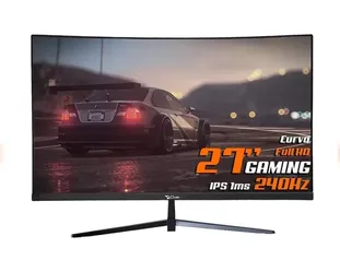 Monitor Gamer Duex, 27 Pol, Curvo, Full HD, IPS, 240Hz, 1ms, FreeSync, HDMI/DP