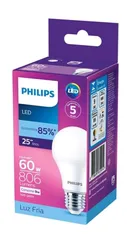 [C. OURO] [10 Unid.] Kit Lâmpadas LED Branca E27 9W - 6500W Philips | R$74