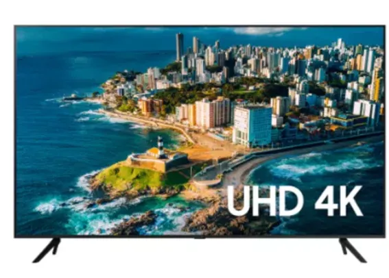  Samsung Smart TV 58" UHD 4K 58CU7700 2023, Processador Crystal 4K, Gaming Hub, Visual Livre de Cabo