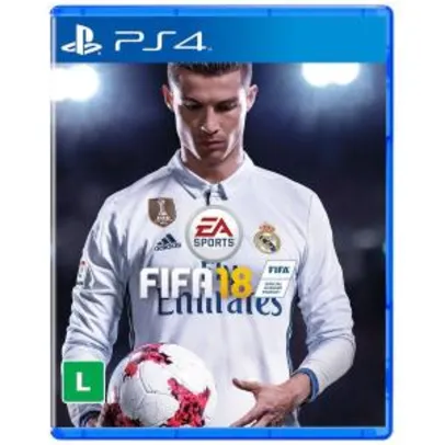 FIFA 2018 para PS4 por 99,90 no boleto
