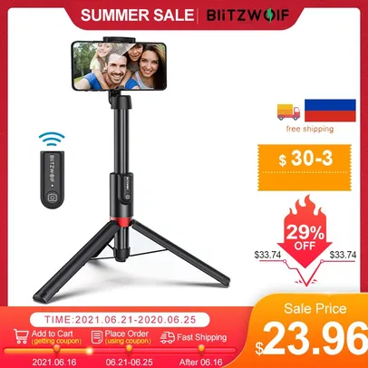 BlitzWolf® BW-BS10 All In One Selfie Stick | R$128
