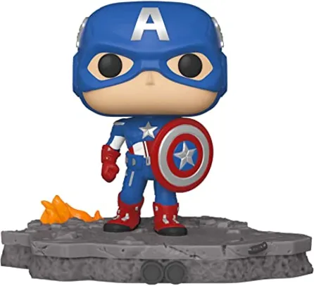 [internacional] Funko Pop! Deluxe, Marvel: Avengers Assemble Series - Captain America | R$120