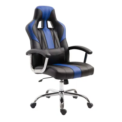 (APP) Cadeira Gamer Jaguar Preta e Azul | R$ 455