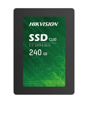 SSD Hikvision C100, 240GB, Sata III, Leitura 550MBs e Gravação 450MBs, HS-SSD-C100/240G