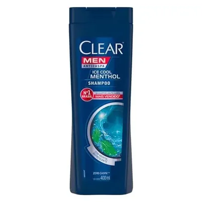 [Rec] Clear Men Ice Cool Menthol Shampoo Anticaspa, 400ml