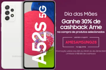 [AME R$ 1.190] Samsung Galaxy A52s 5G 128GB