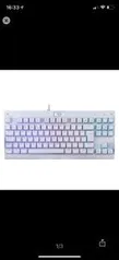 Teclado mecânico redragon dark avenger lunar white | R$136,22