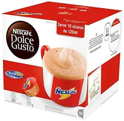 (Leve 4 Pague 3) Nescafe Dolce Gusto, Nescau, 10 Cápsulas