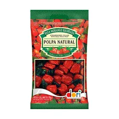 Bala Morango Recheada Dori 70g 1und