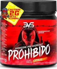 Pré Treino Prohibido 180g extra forte sabor citrus