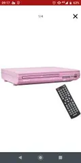 Aparelho DVD Player Rca 2.0 Canais USB Mp3 Cd Ripping Amvox Rosa AMD 290 Bivolt - R$20