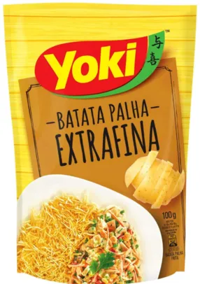 Batata Palha Yoki Extra Fina 100g (10 unds) | R$3,29 cada