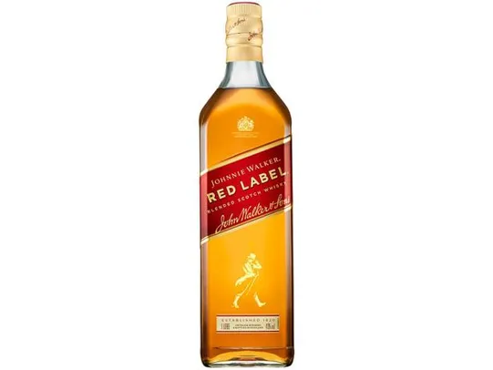 [Lojas Físicas] Whisky Johnnie Walker Red Label Escocês 1L | 2 unid | R$70 cada