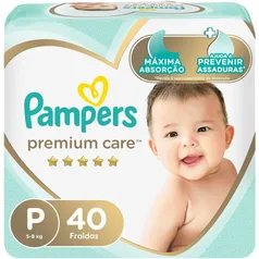 Fralda Pampers Premium Care P 40 Unidades