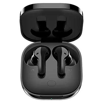 Fone de ouvido sem fio QCY T13 TWS Bluetooth 5.1 com 4 microfones Touch Control IPX5 à prova d'água 40 horas de tempo de reprodução