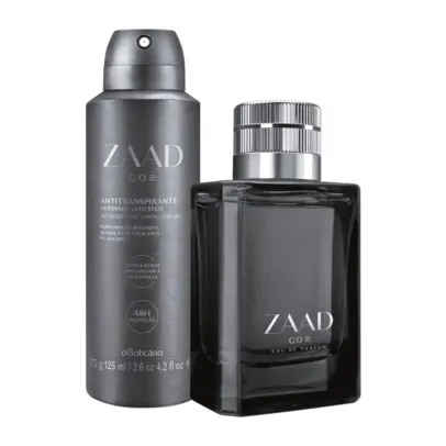 Kit o Boticário Zaad Go (Perfume + Aerossol)