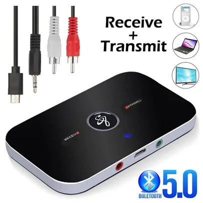 Transmissor e Receptor Audio Bluetooth 5.0