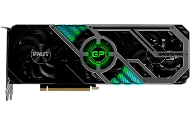 Placa de Vídeo Palit NVIDIA GeForce RTX 3080 GamingPro, LHR, 12GB, GDDR6X, DLSS, Ray Tracing, NED3080019KB-132AA