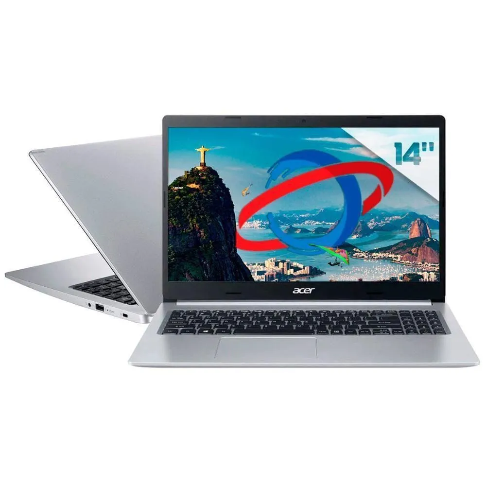 Notebook Acer A514-53, Intel I3, 8Gb, Ssd 256Gb, Windows 10