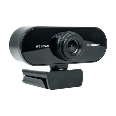 Webcam Câmera Full HD 1080P USB Com Microfone Para PC e Notebook