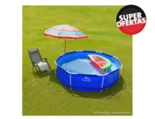 Piscina Estruturada 5.100 Litros Azul, Sunfit | R$ 400