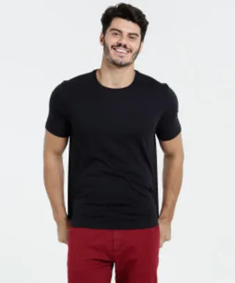 Camiseta Masculina Básica Manga Curta Marisa | R$20