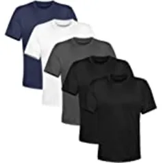 Kit 6 Camisetas Slim Fit Masculinas